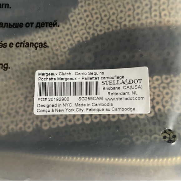 Stella & Dot Margeaux Camo Clutch - Picture 5 of 7